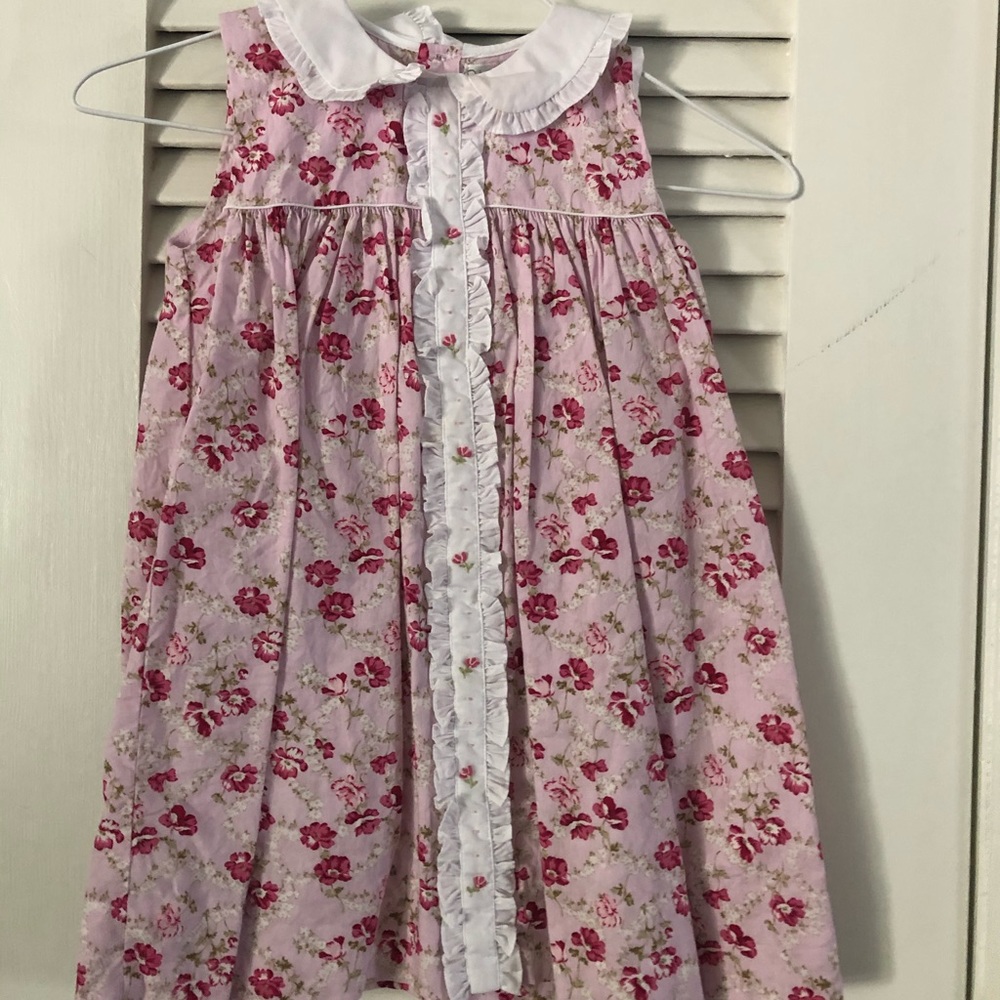 Pink floral dress